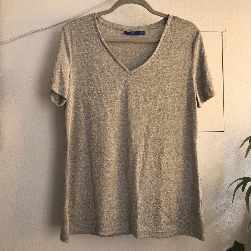 Apt. 9 Grey V Neck